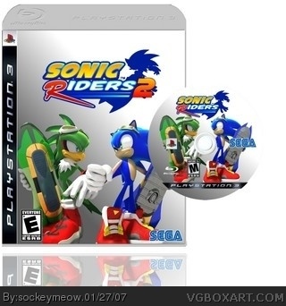 Sonic Riders 2 box art cover