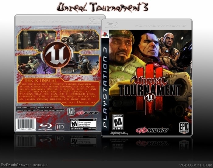 Unreal Tournament 3 box art cover
