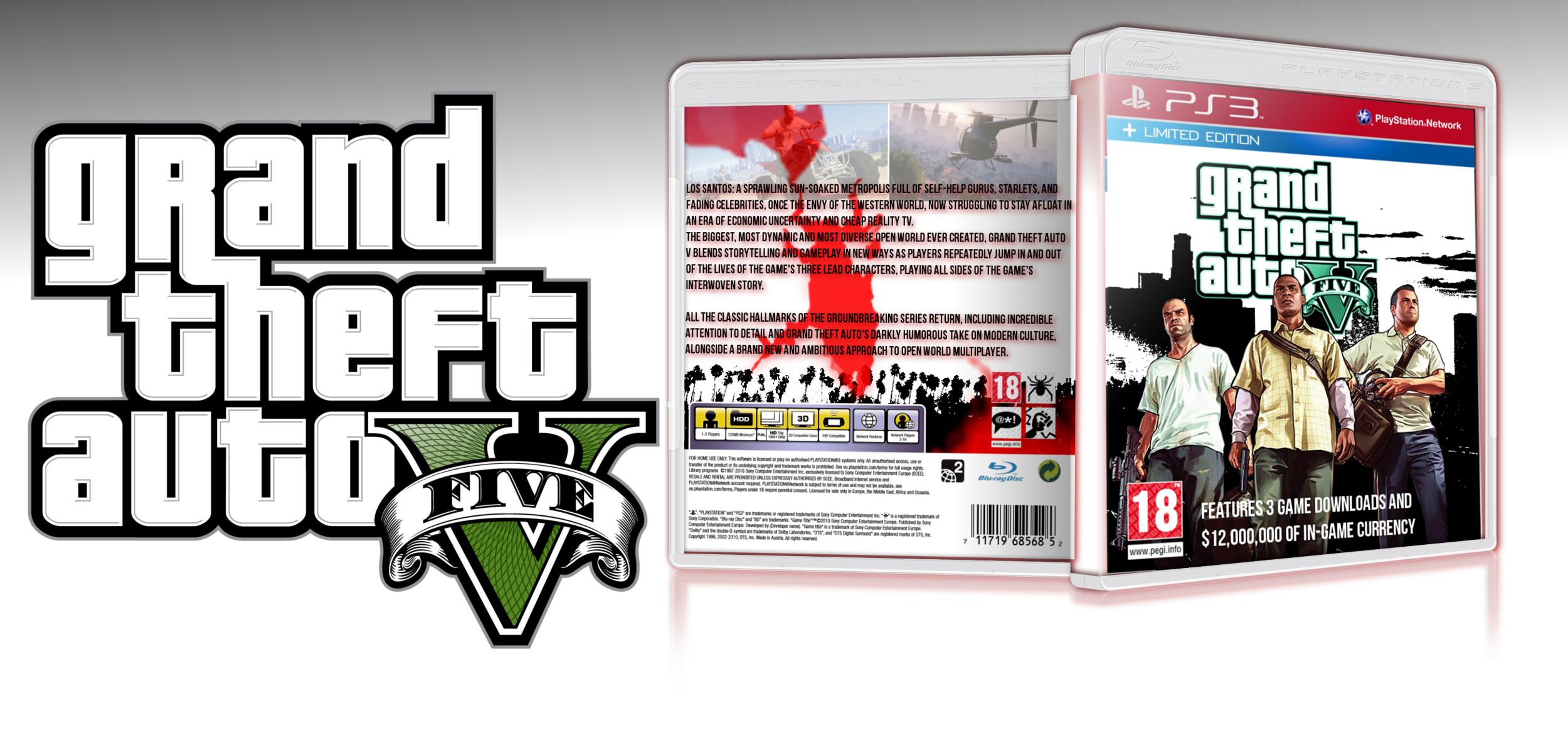Grand Theft Auto V Limited Edition box cover