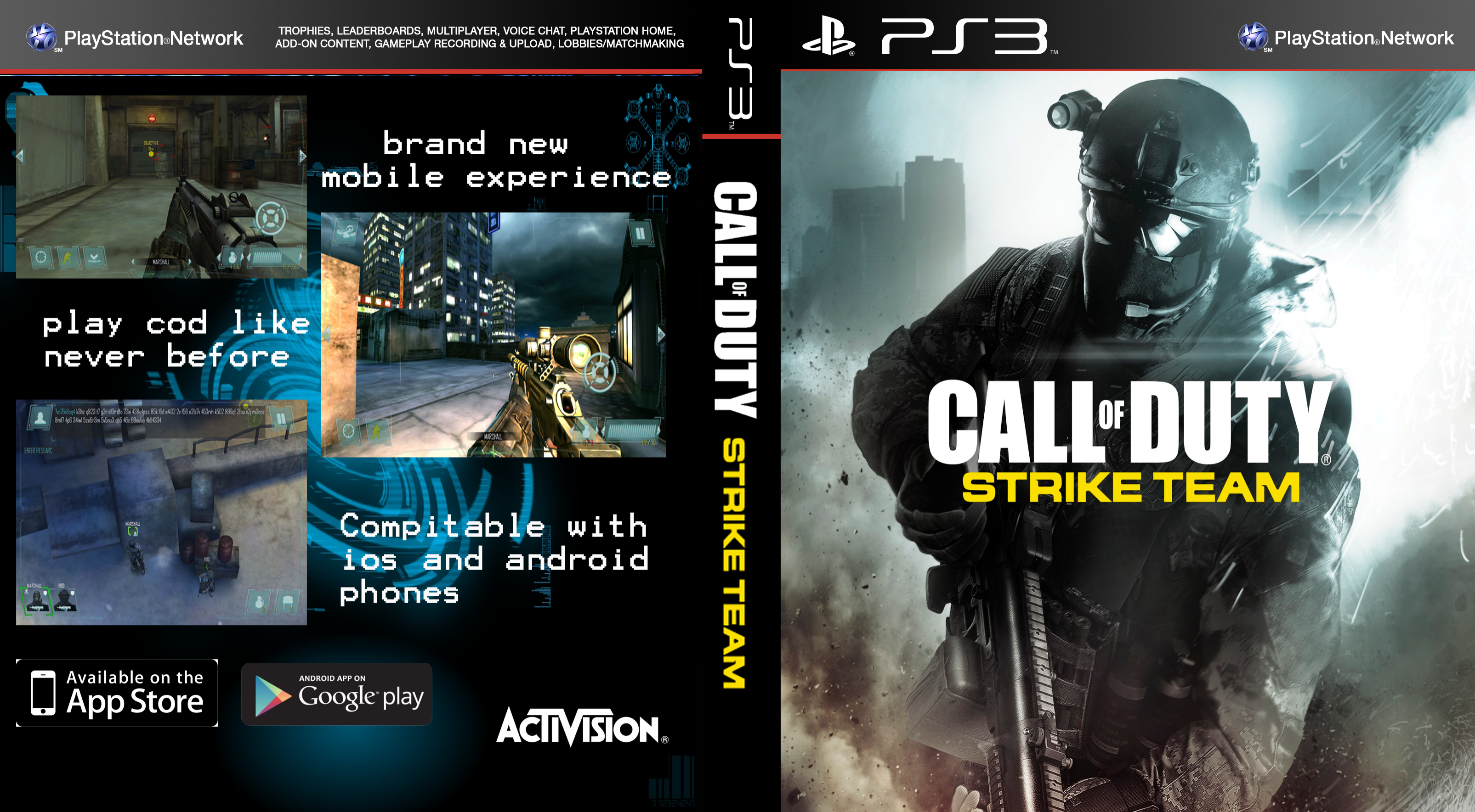 Call of Duty Strike team box cover
