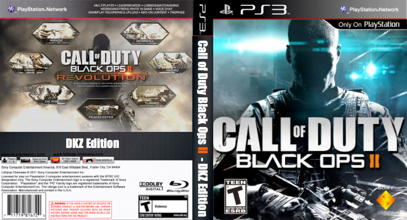 Black Ops 2 Custom Cover box cover