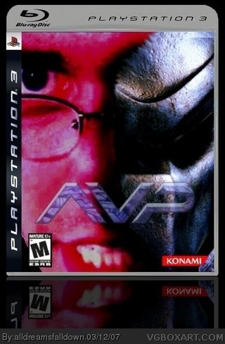 Angry Video Game Nerd vs Predator box cover