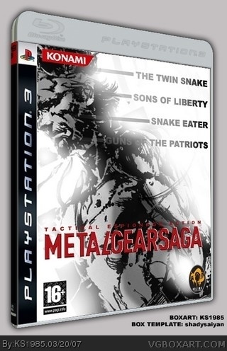 Metal Gear Saga box cover