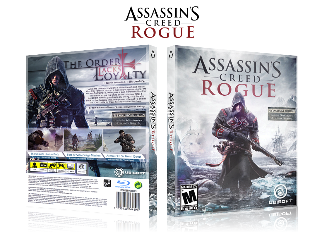 Viewing full size Assassin's Creed Rogue box cover.