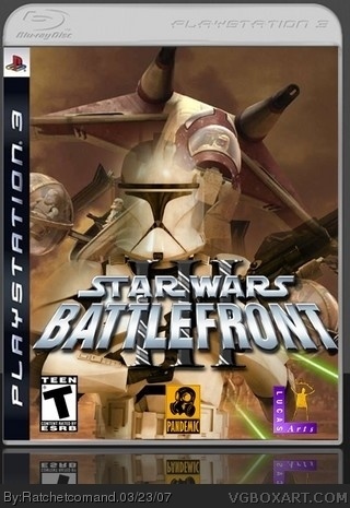 Star Wars Battlefront Iii Playstation 3 Box Art Cover By Ratchetcomand
