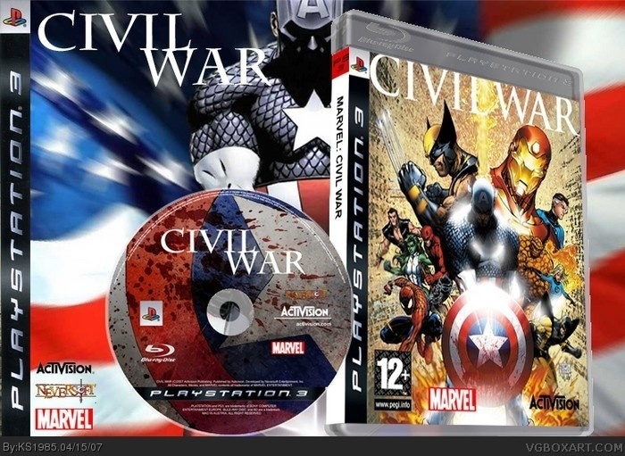 Marvel: Civil War box art cover