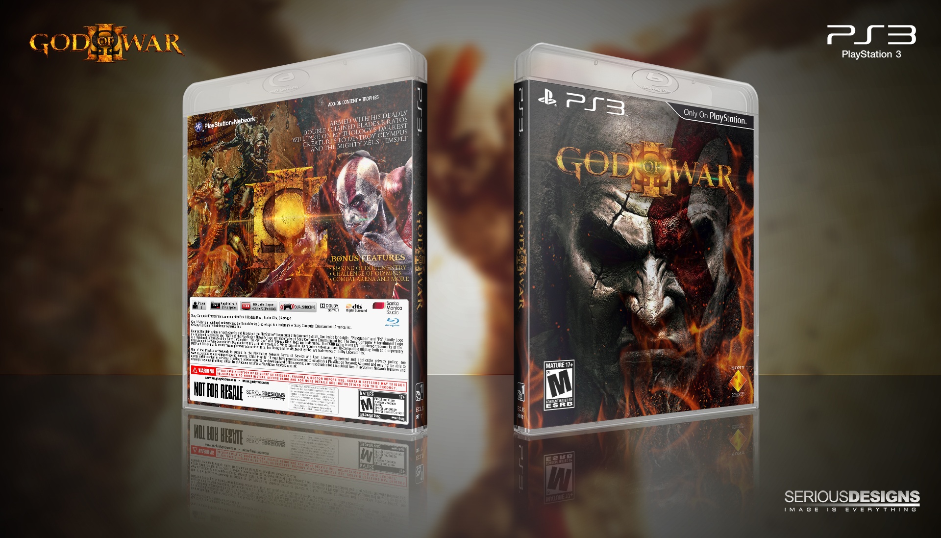 God Of War 3 box cover