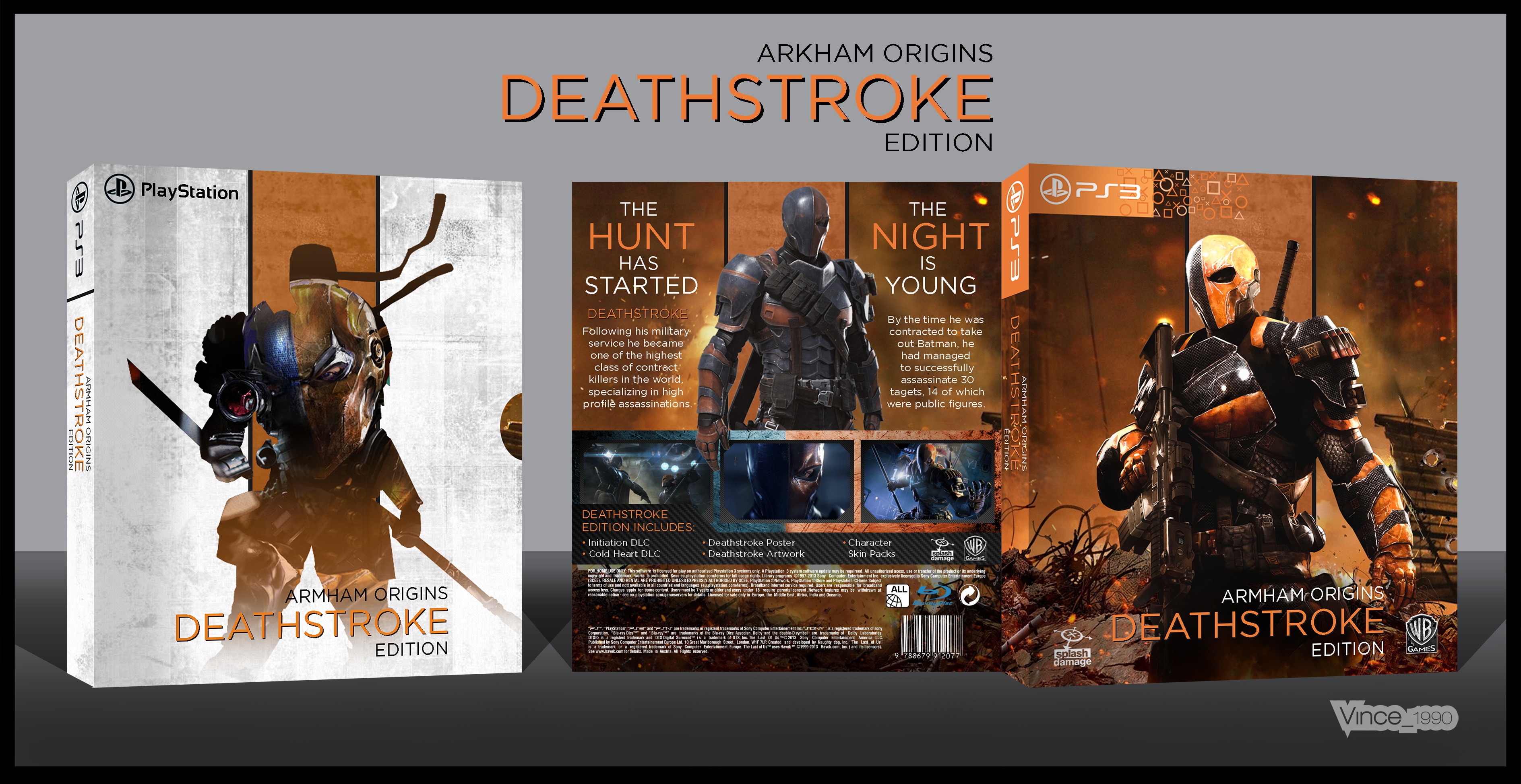 Batman: Arkham Origins - Deathstroke Edition box cover