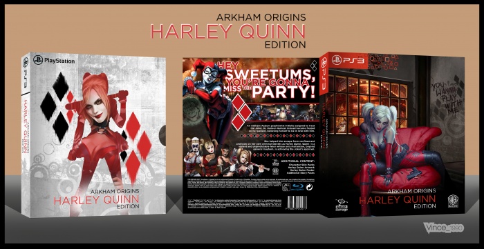 Batman: Arkham Origins - Harley Quinn Edition box art cover