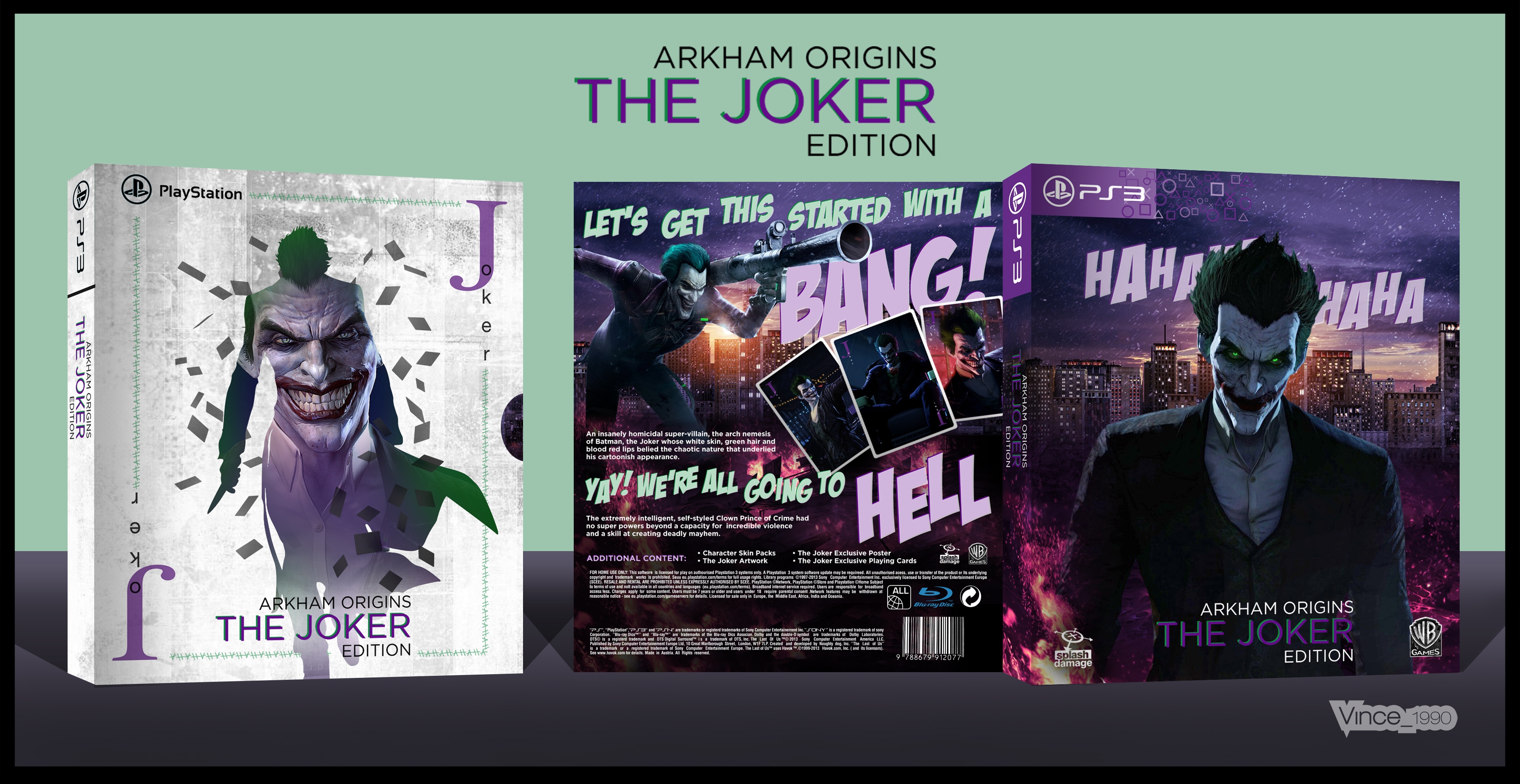Batman: Arkham Origins - The Joker Edition box cover