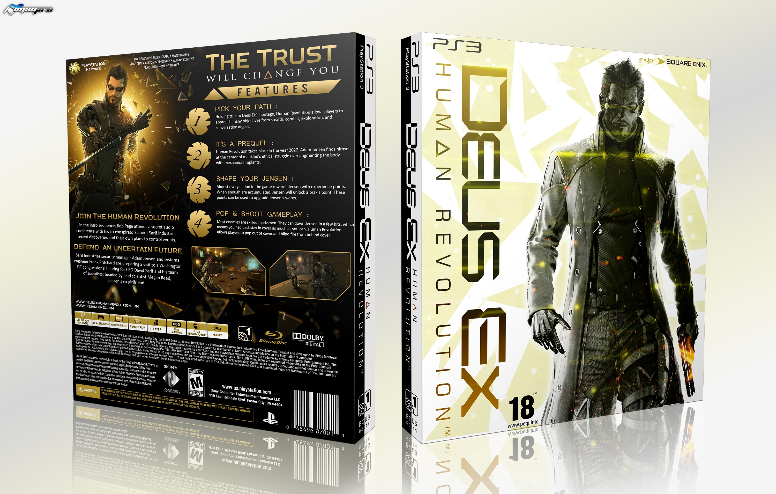 Deus Ex : Human Revolution box cover