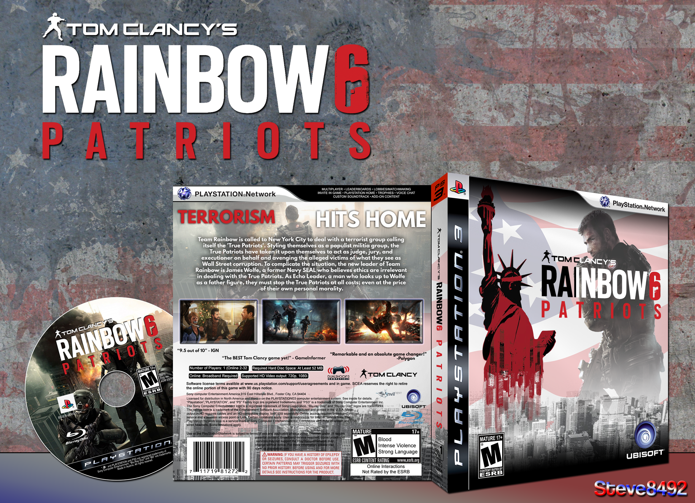 Tom Clancy's Rainbow 6: Patriots box cover
