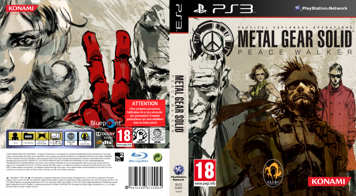 Metal Gear Solid Peace Walker HD Edition box art cover