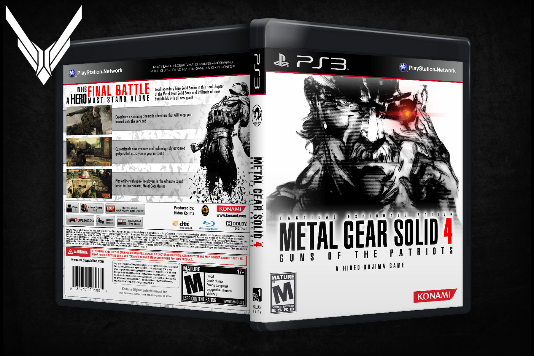 Metal Gear 4: Guns of the Patriots {original} box cover