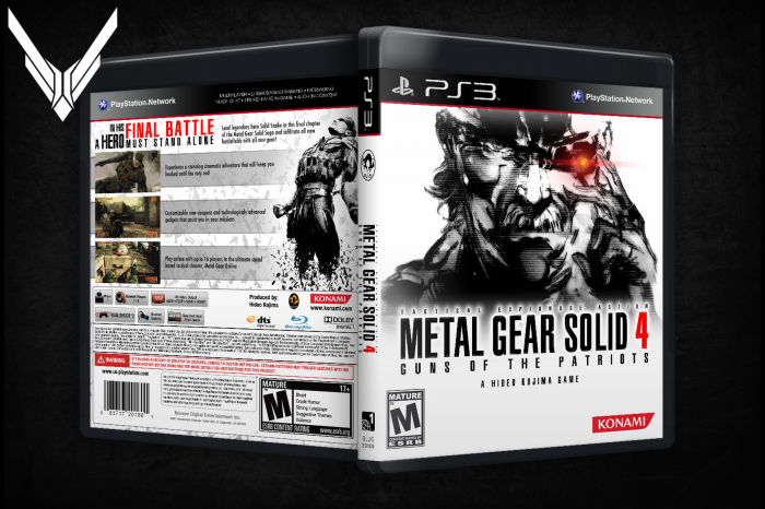 Metal Gear 4: Guns of the Patriots {original} box art cover