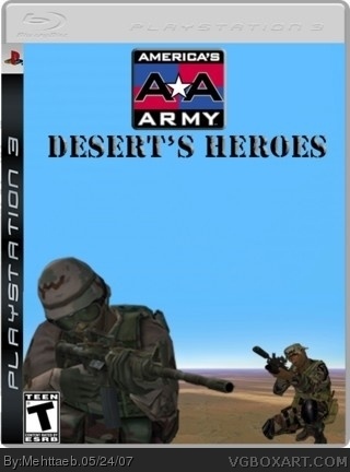 America's Army: Desert's heroes box cover