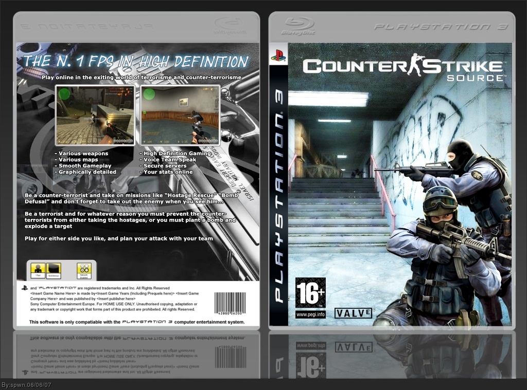 Counter-Strike: Source box cover