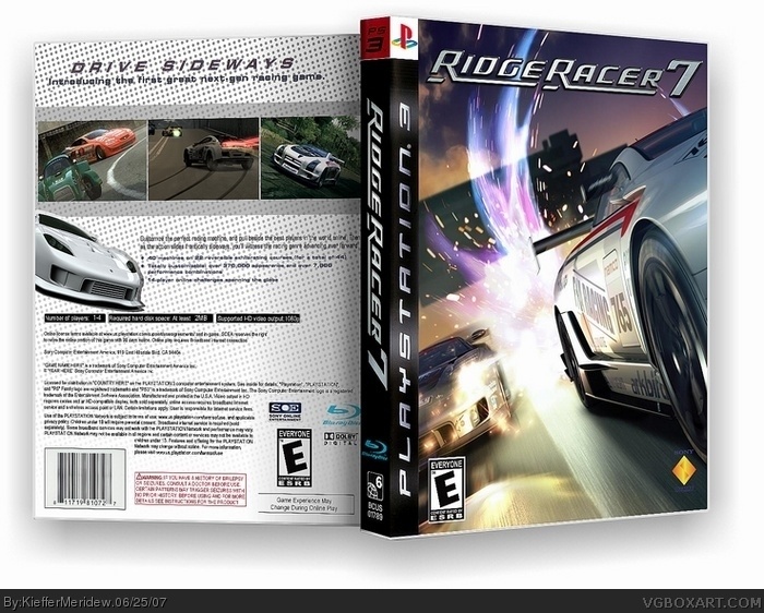 Ridge Racer 7 box art cover