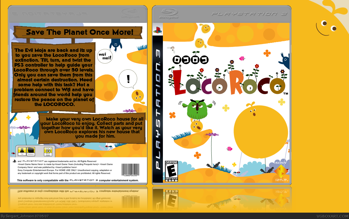 Loco Roco box cover