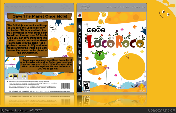 Loco Roco box art cover