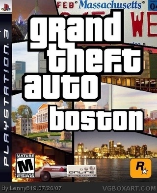 Grand Theft Auto: Boston box cover