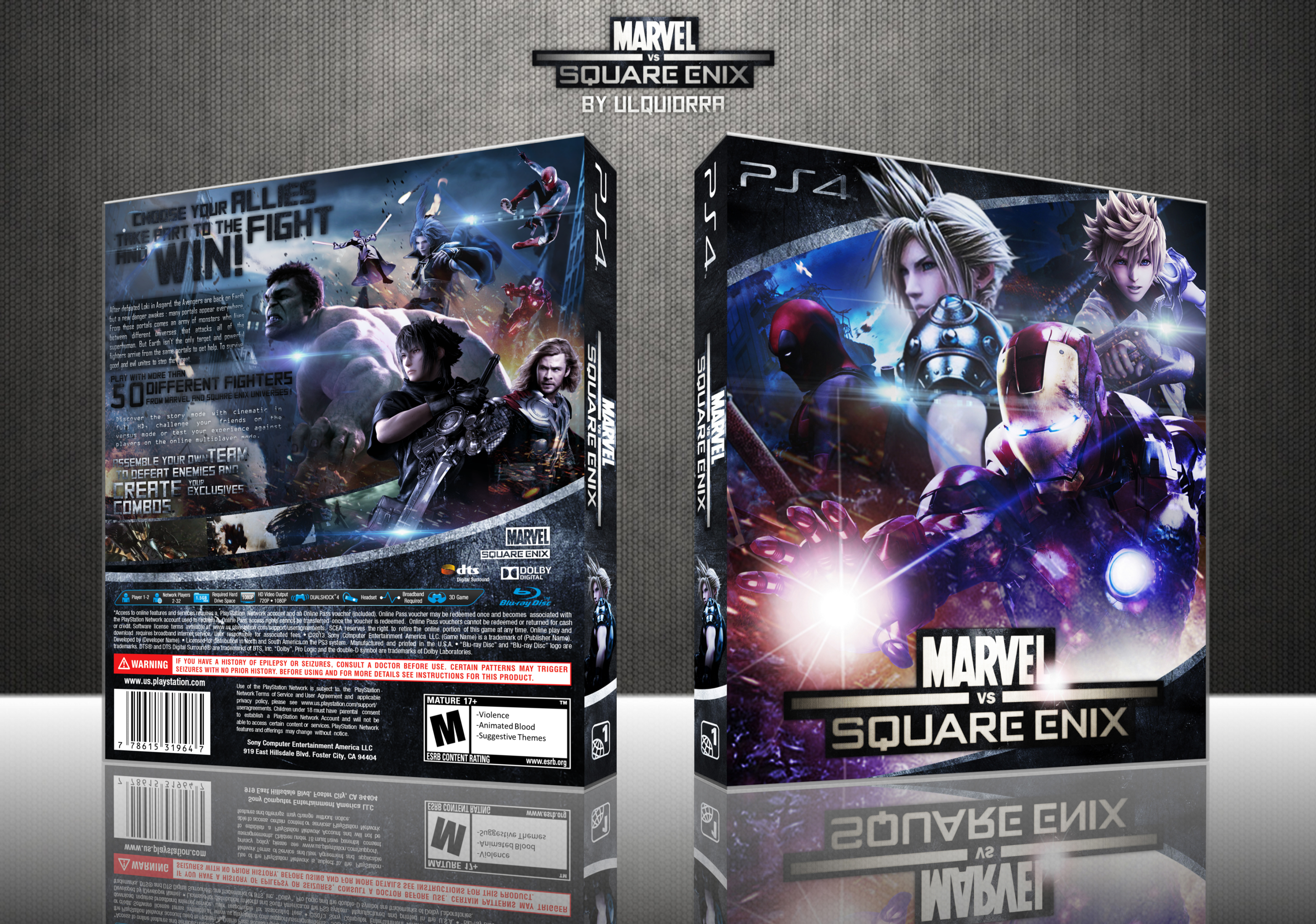 Marvel vs Square Enix box cover