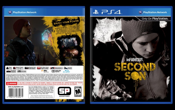 Infamous:Second Son box art cover