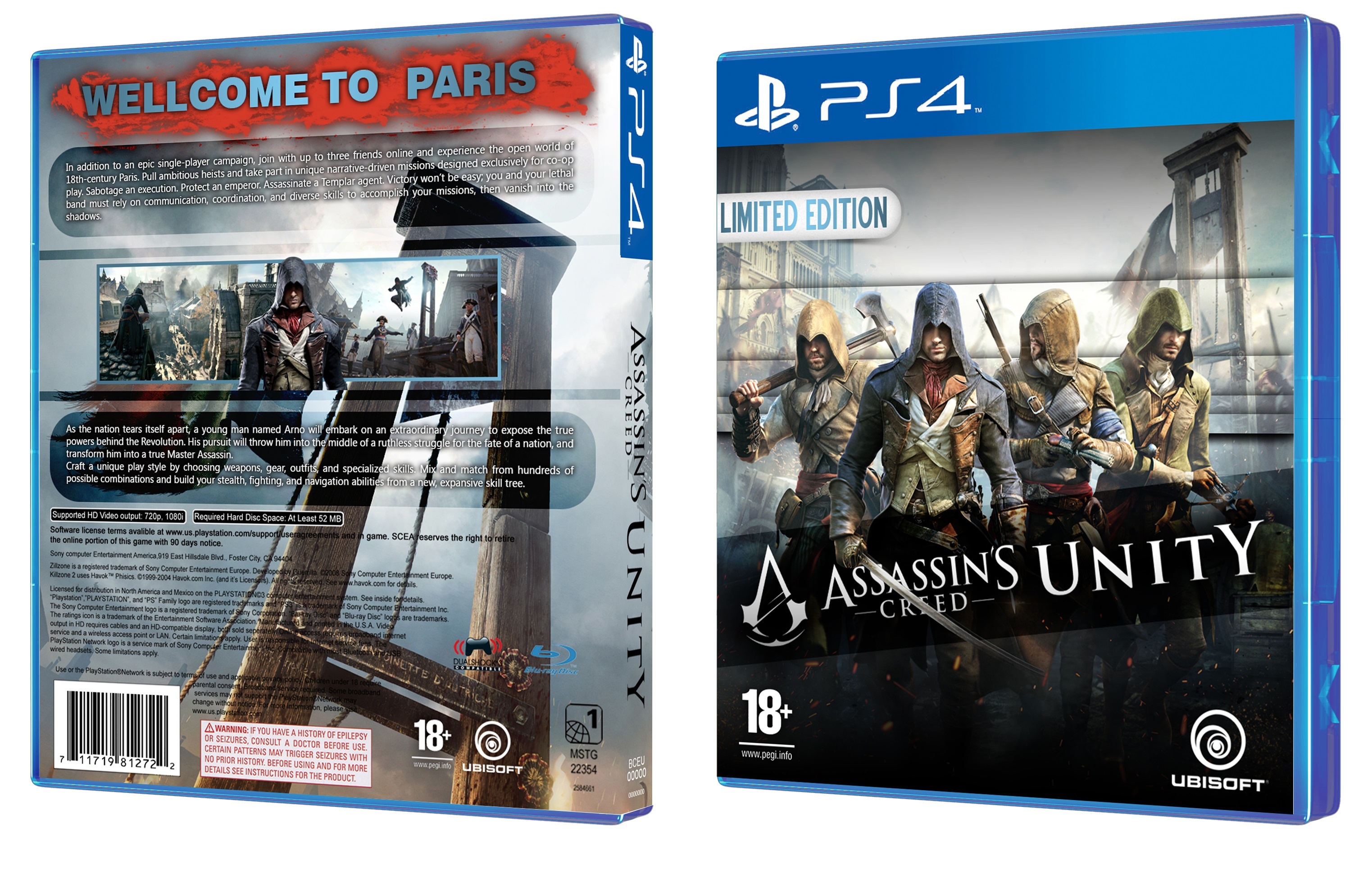 assassinss creed unity box cover