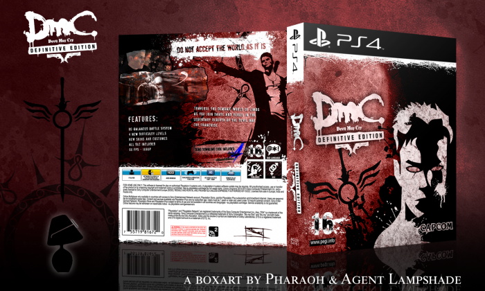 DMC: Devil May Cry - Definitive Edition box art cover