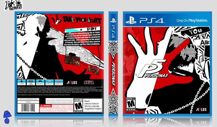 Persona 5 box art cover