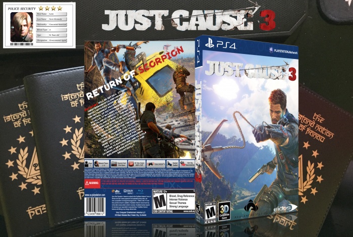 Just Cause 3 box art cover