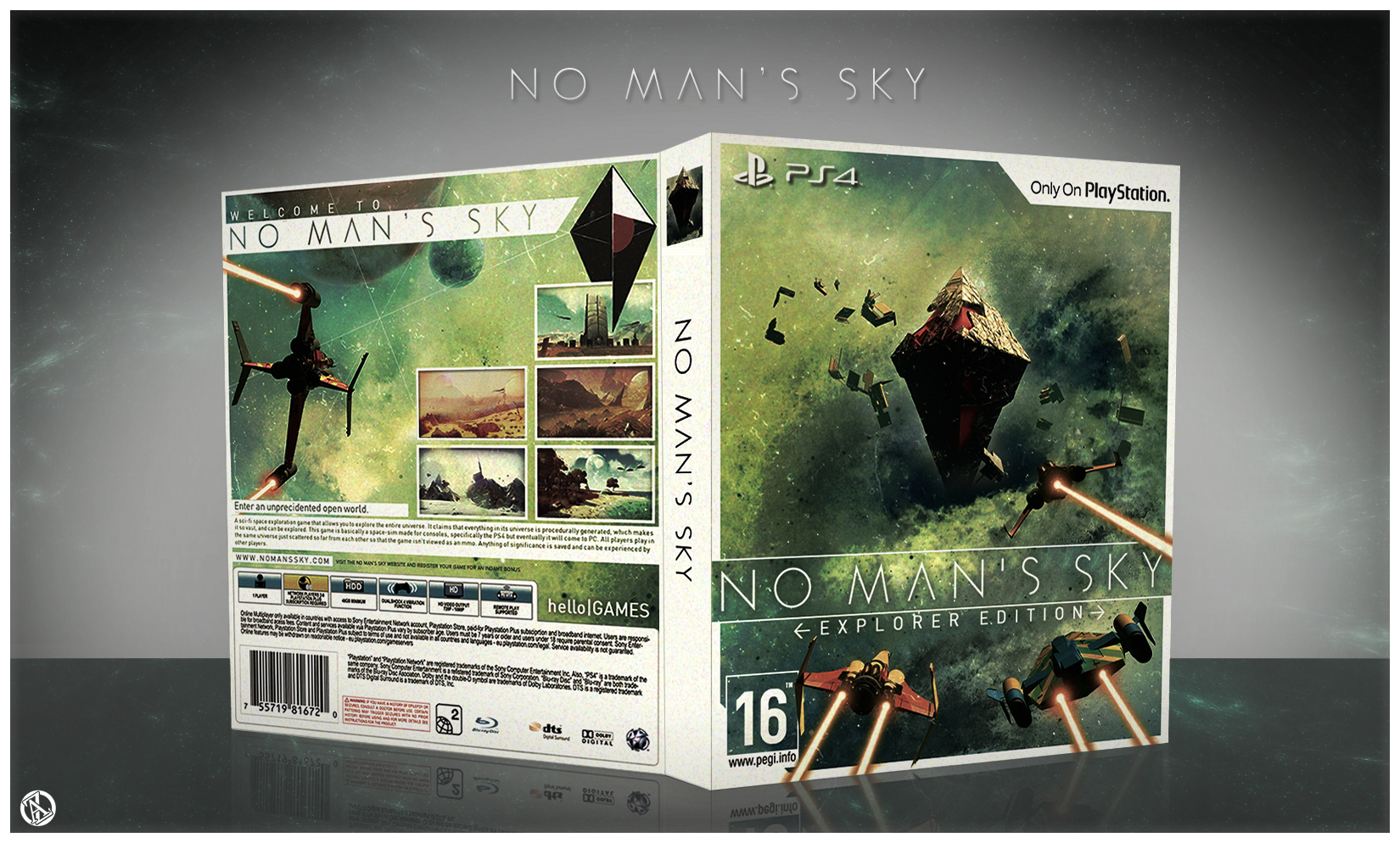 No Man's Sky: Explorer Edition box cover