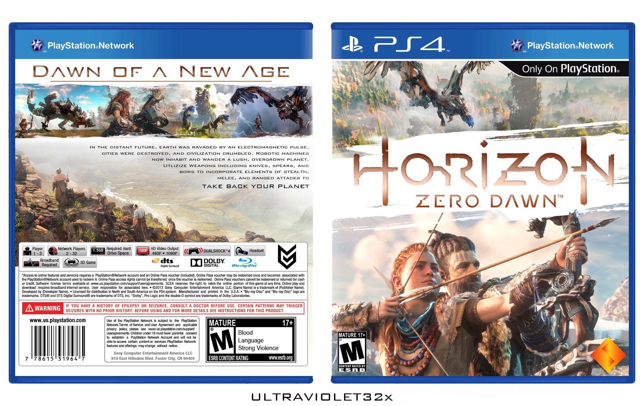 Horizon: Zero Dawn box cover