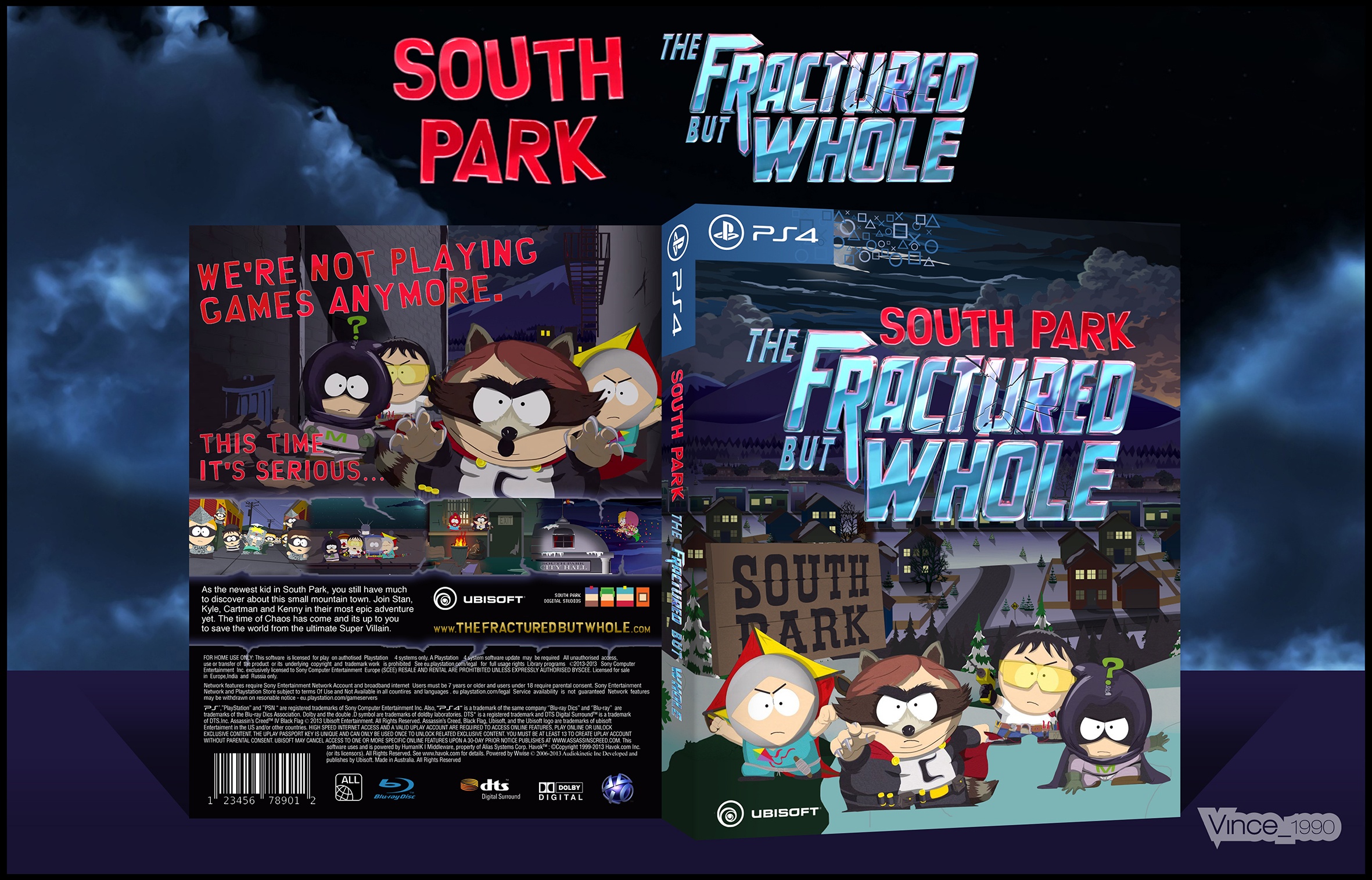 South Park - the Fractured but Whole box cover