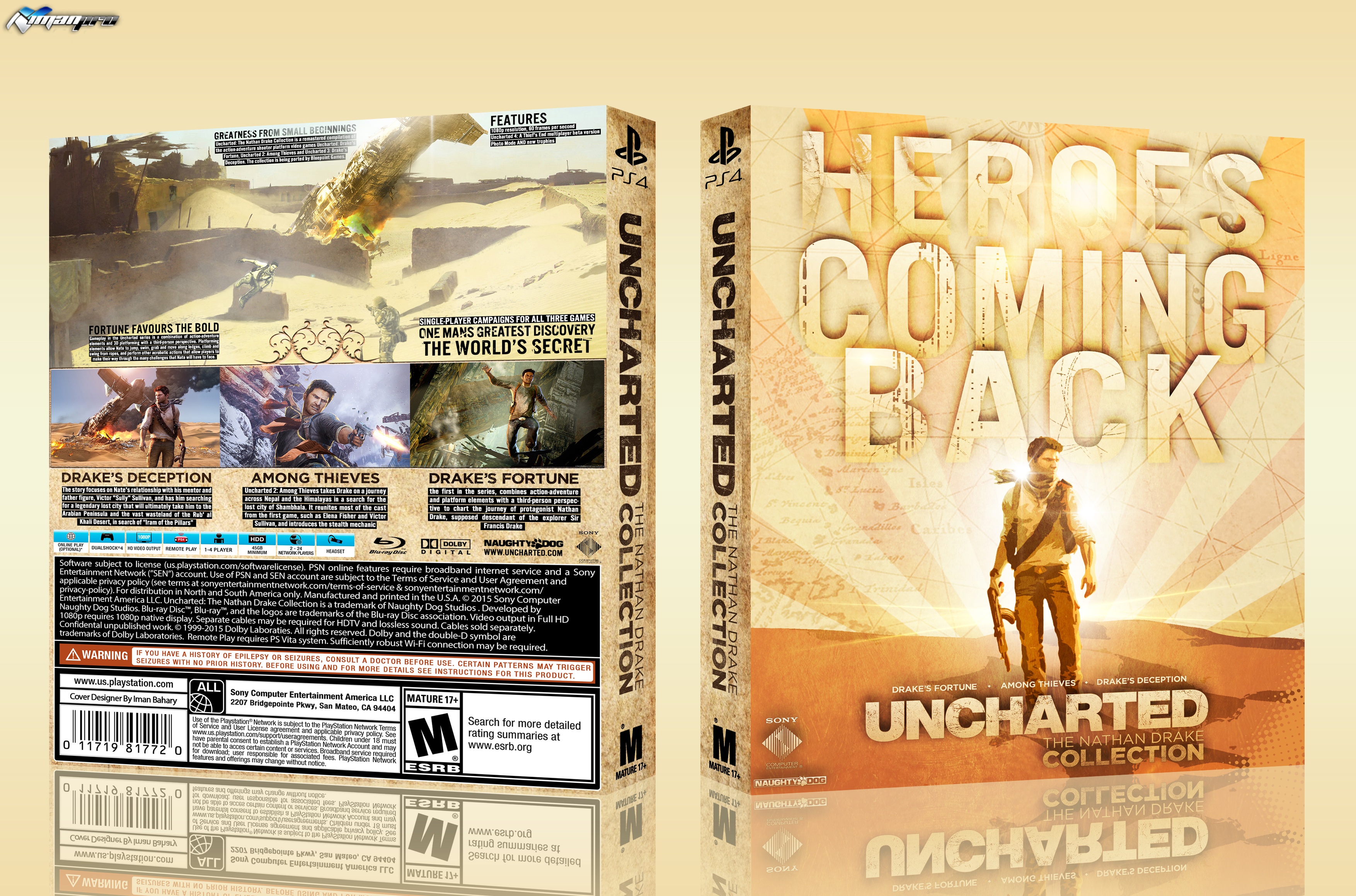 Uncharted:The Nathan Drake Collection box cover
