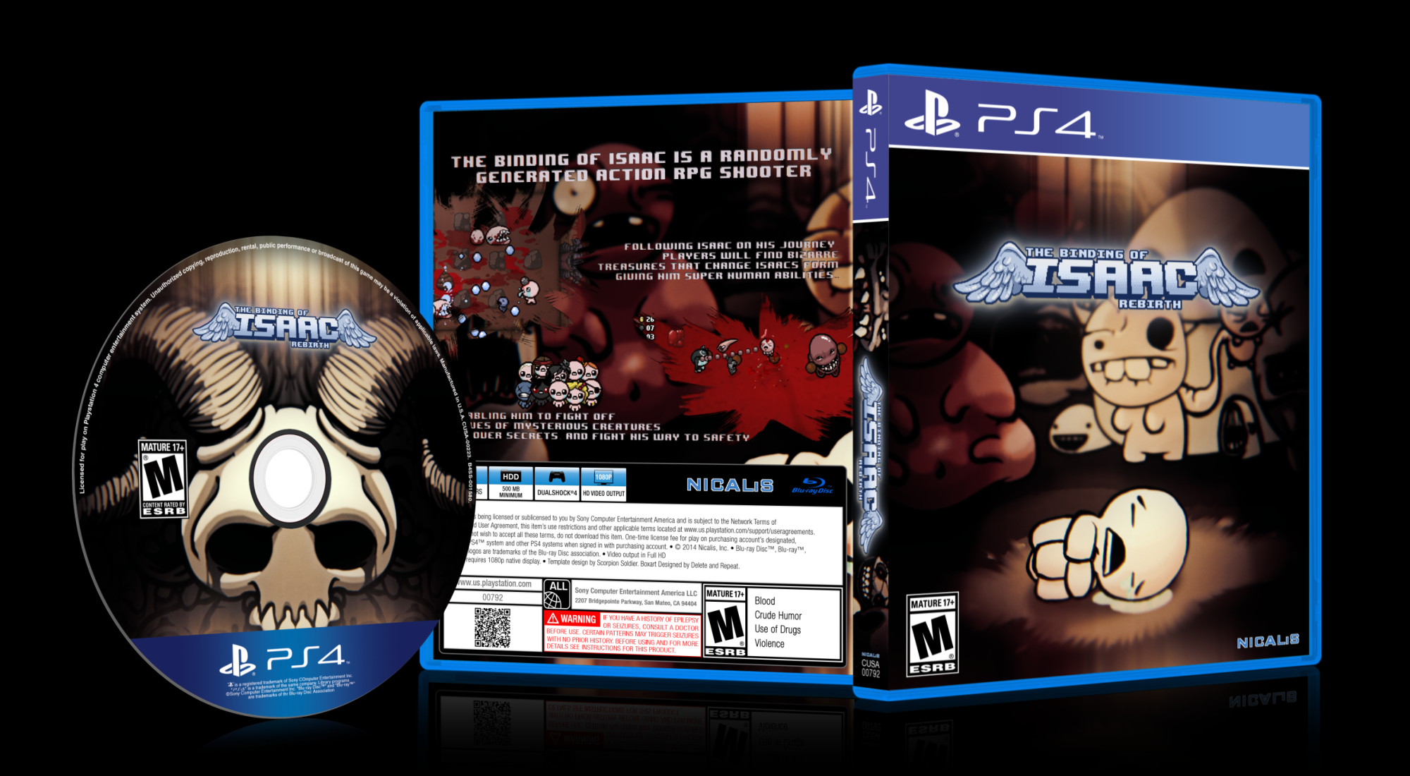 The Binding Of Isaac: Rebirth box cover