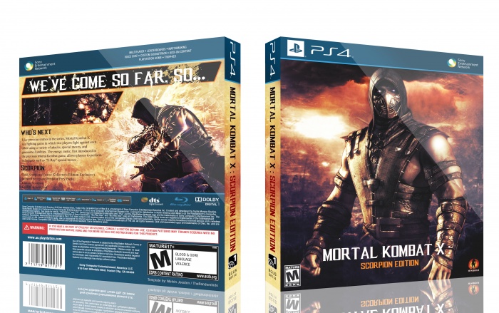Mortal Kombat X : Scorpion Edition box art cover