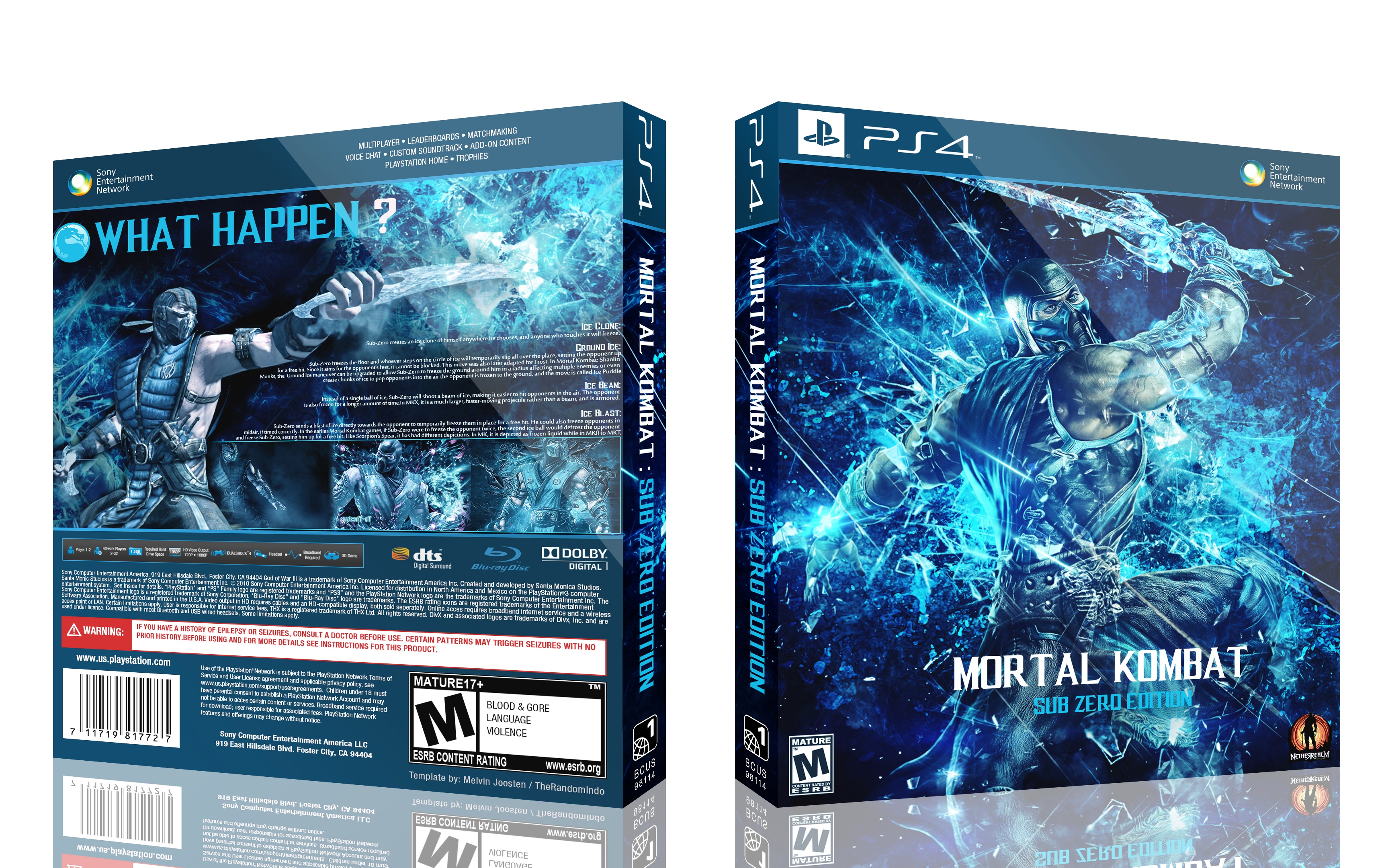 Mortal Kombat : Sub Zero Edition box cover