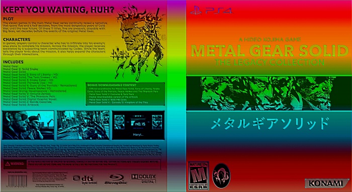 Metal Gear Solid: The Legacy Collection box art cover