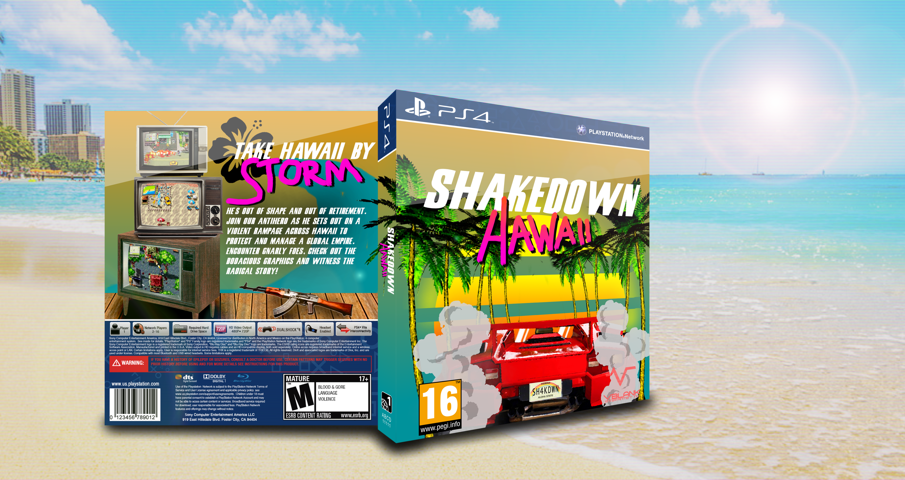 Shakedown Hawaii box cover