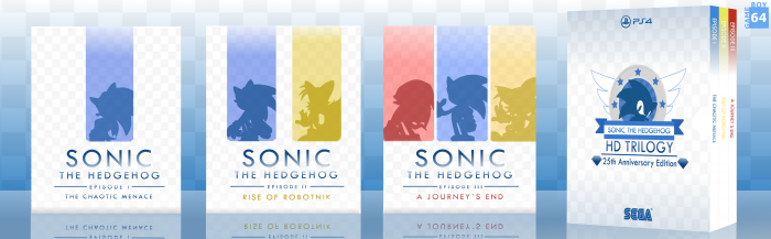 Sonic The Hedgehog: HD Trilogy box art cover