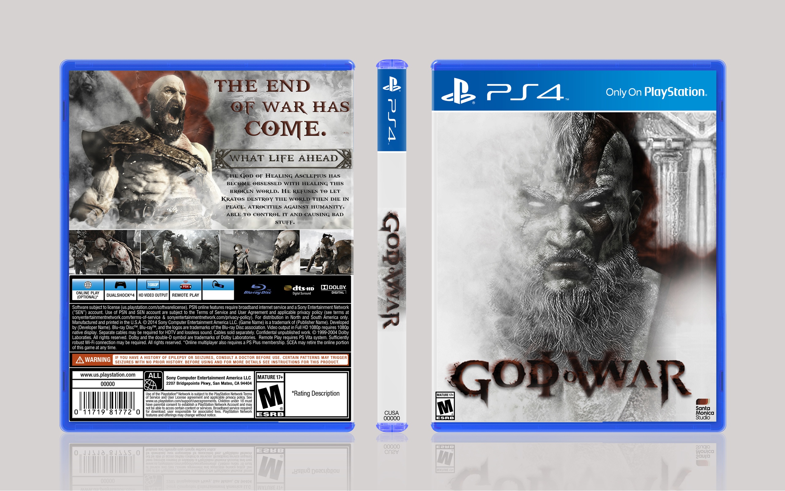 God Of War IV box cover