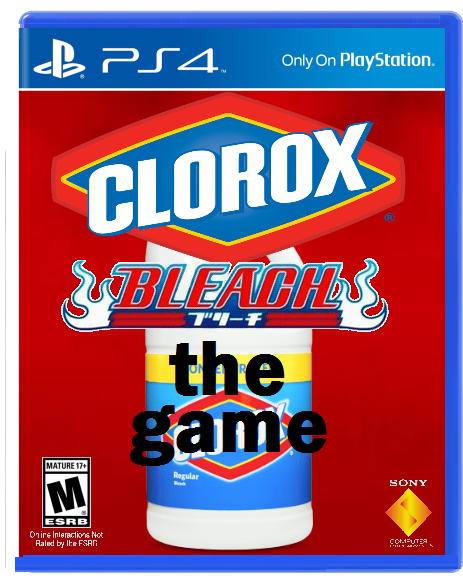 Clorox Bleach : The Game Anime lol box cover