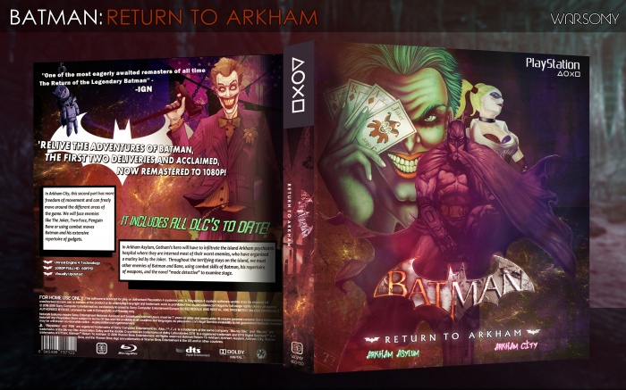 Batman: Return to Arkham box art cover