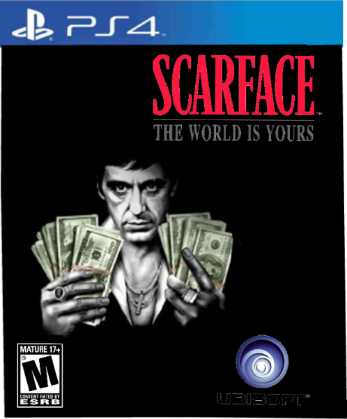 Scarface The World Is Yours PS4 Box Art Cover box cover