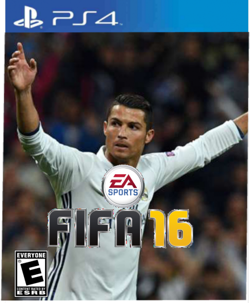 Fifa 16 PS4 Cristian Ronaldo Custom Cover box cover