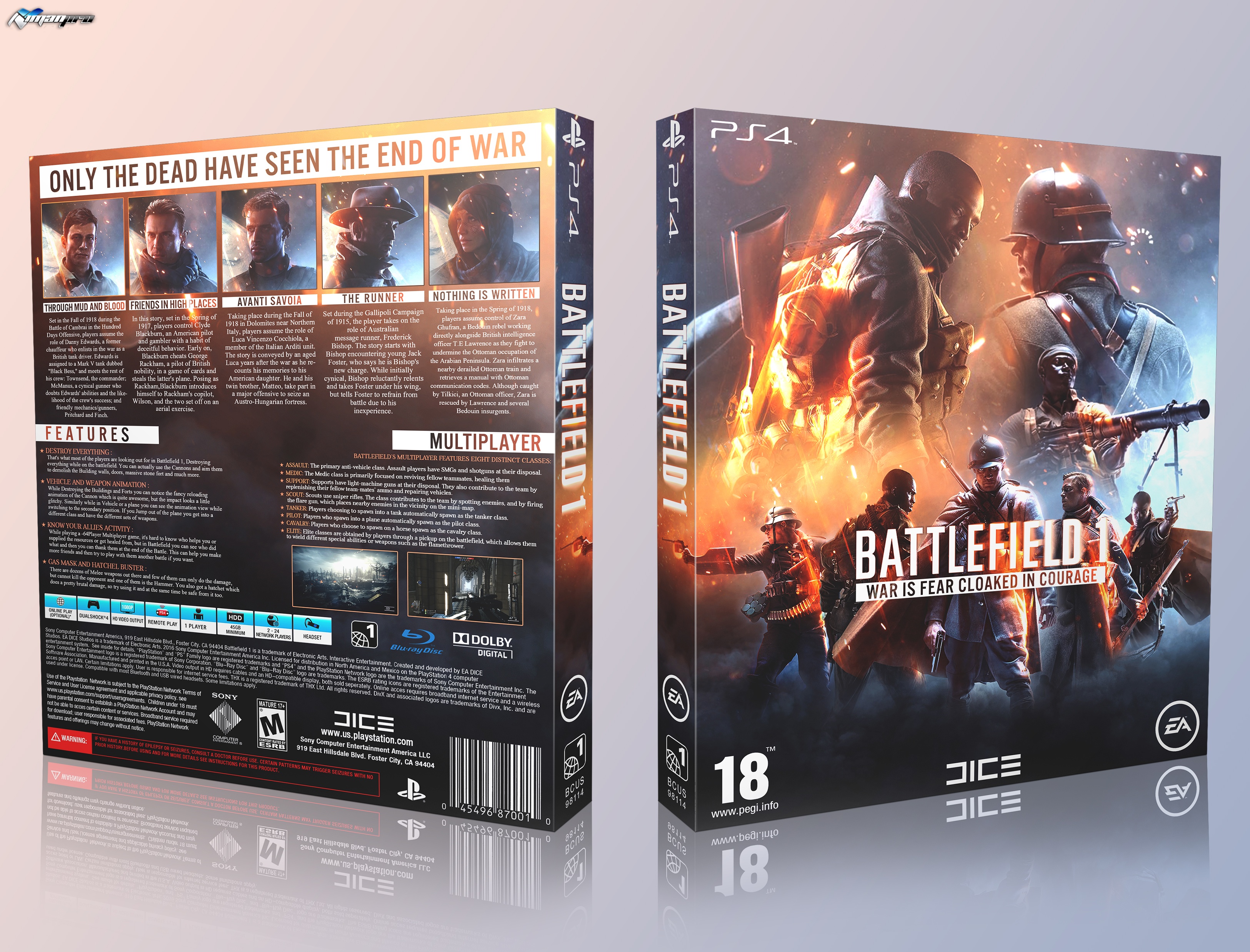 Battlefield 1 box cover