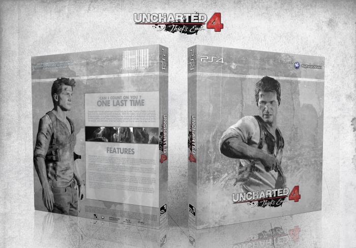 Uncharted 4: A Thief's End box art cover
