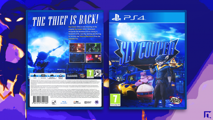 Sly Cooper box art cover