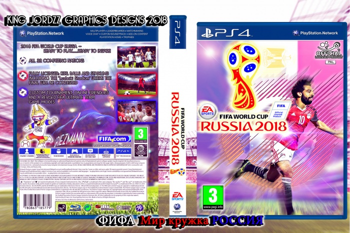 2018 FIFA WORLD CUP RUSSIA box art cover